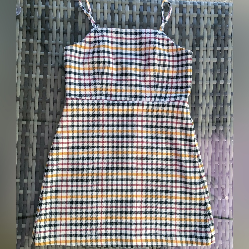 GB Girls Plaid Shift Dress